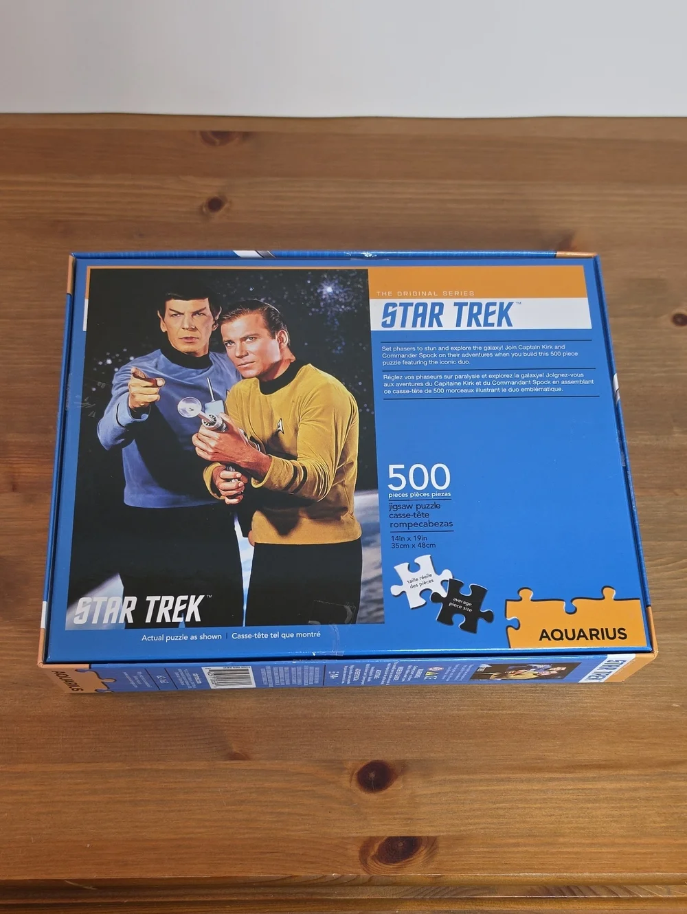 Star Trek 500-Piece Puzzle featuring Spock & Kirk